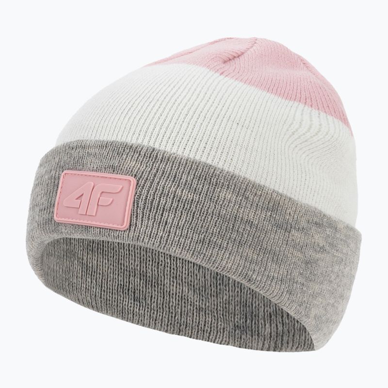 Czapka zimowa dziecięca 4F JCAD002 light pink 3