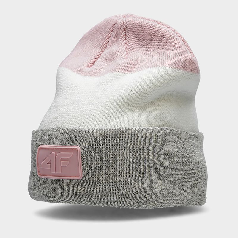 Czapka zimowa dziecięca 4F JCAD002 light pink 6