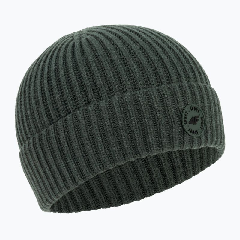 Czapka zimowa dziecięca 4F JCAM003 khaki