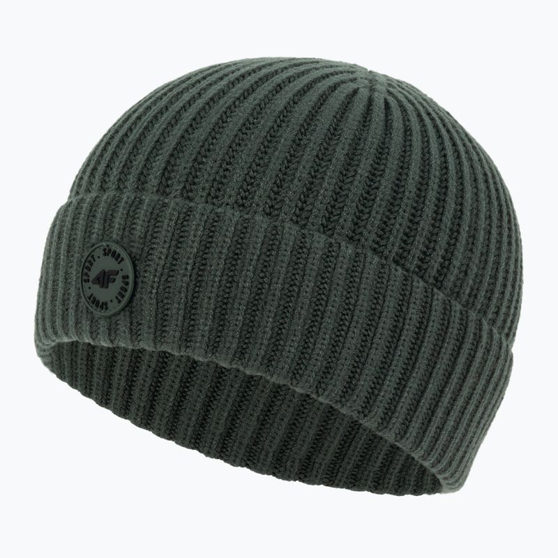 Czapka zimowa dziecięca 4F JCAM003 khaki 3