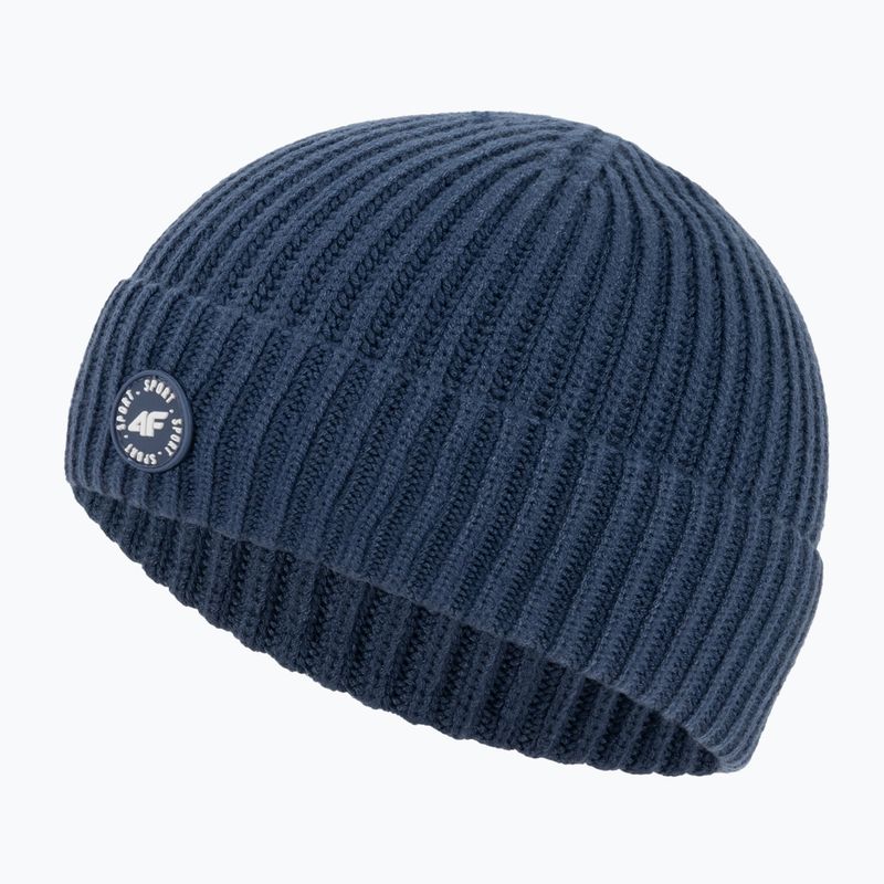 Czapka zimowa dziecięca 4F JCAM003 denim 3