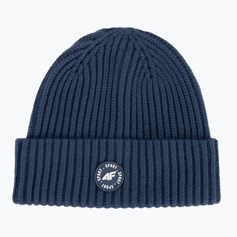 Czapka zimowa dziecięca 4F JCAM003 denim 5
