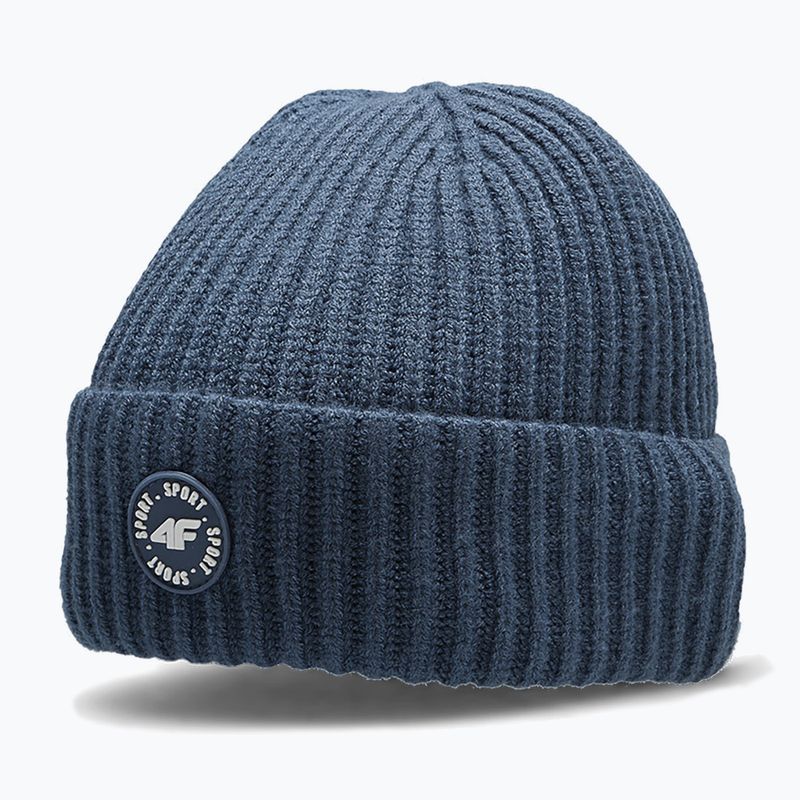 Czapka zimowa dziecięca 4F JCAM003 denim 6