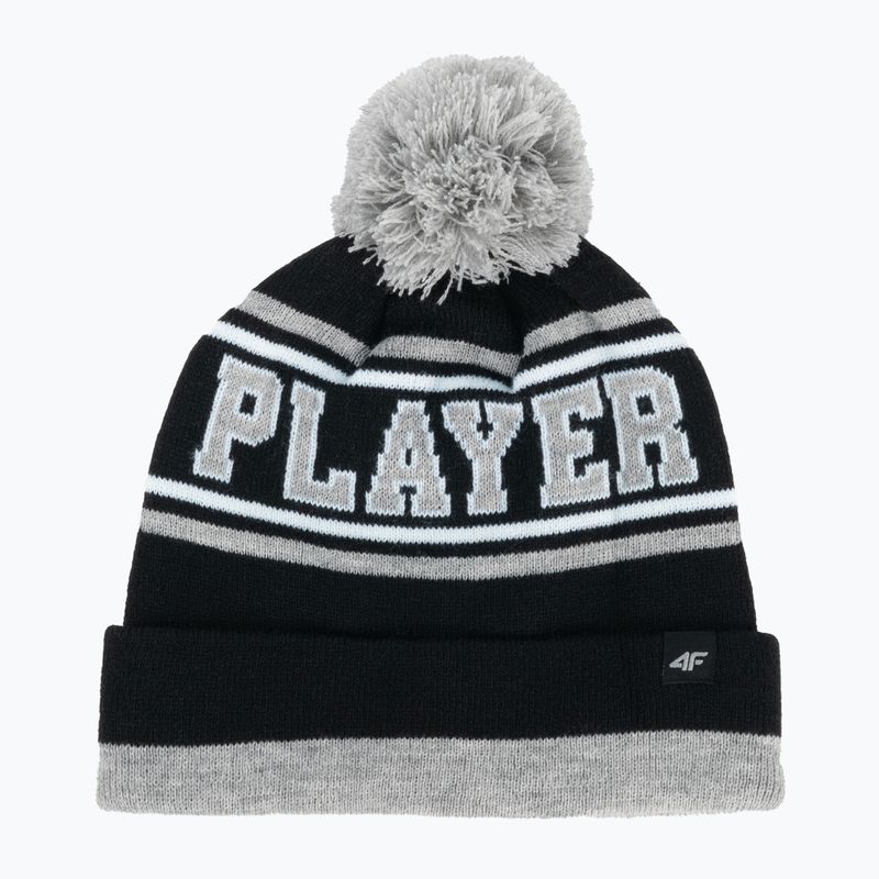Czapka zimowa dziecięca 4F JCAM005 black 5