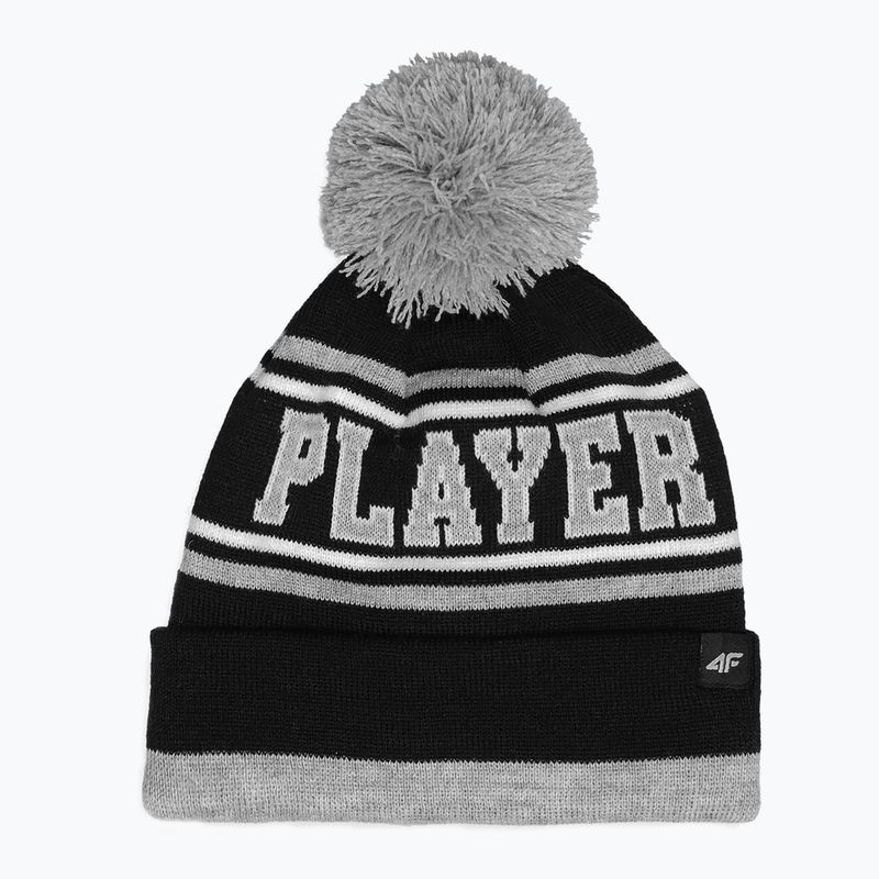 Czapka zimowa dziecięca 4F JCAM005 black 7