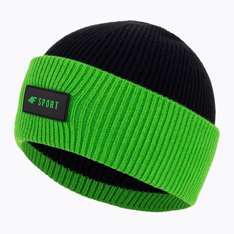 Czapka zimowa dziecięca 4F JCAM004 green 3