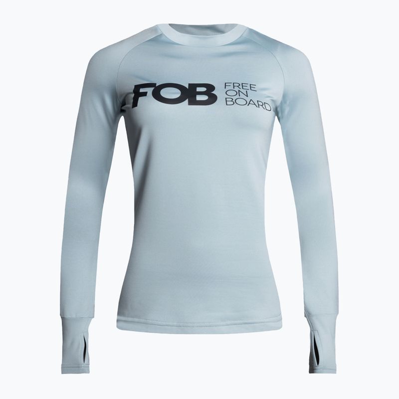 Longsleeve termoaktywny damski 4F BIDD030 light blue