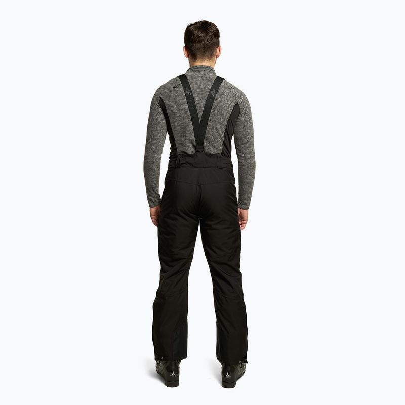Spodnie narciarskie męskie 4F SPMN003 deep black 3