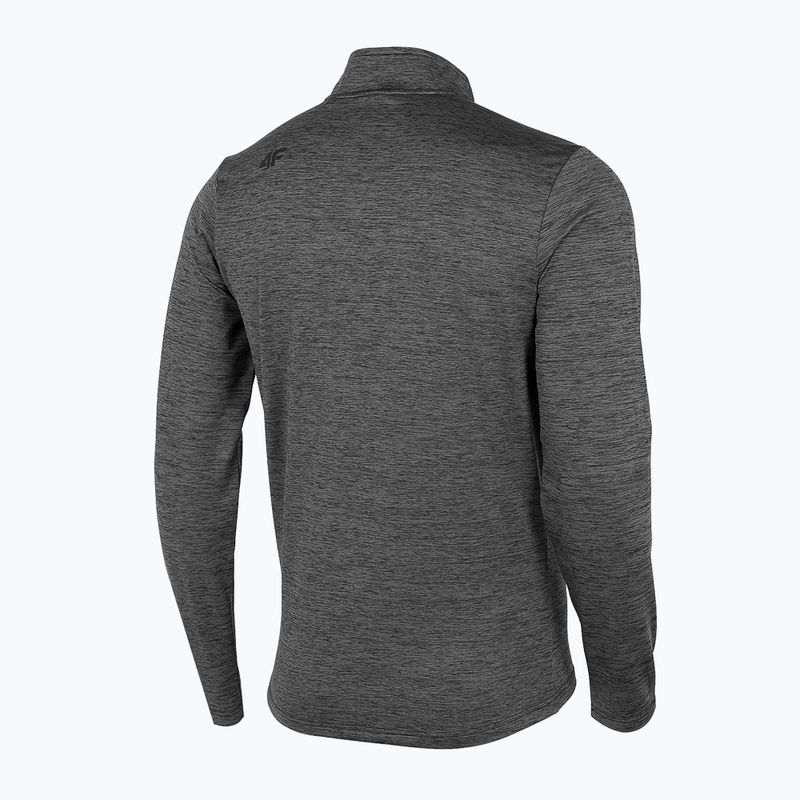 Bluza termoaktywna męska 4F BIMD031 dark grey melange 3