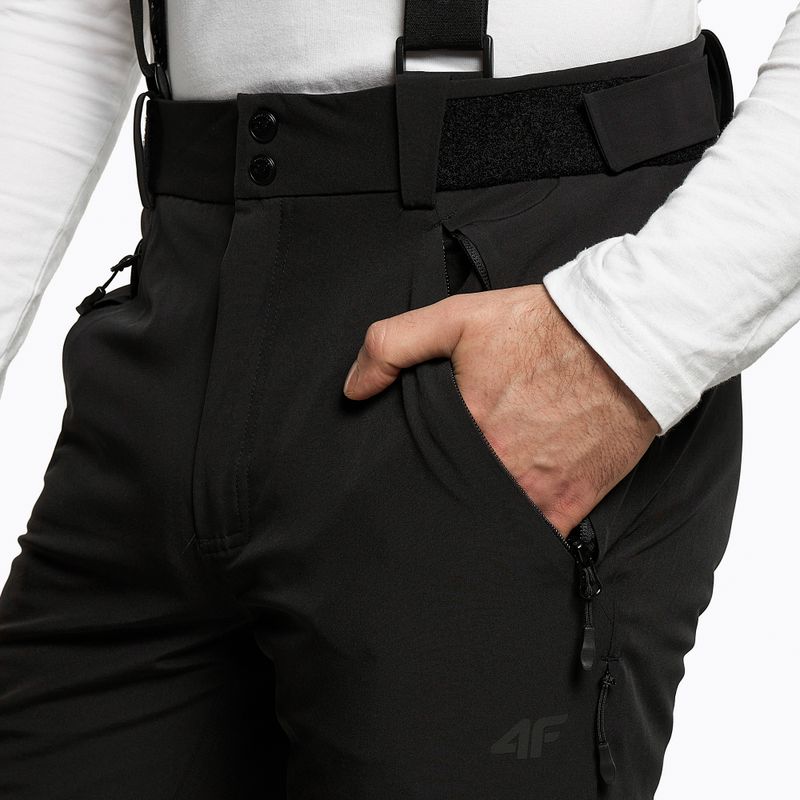 Spodnie narciarskie męskie 4F SPMN004 deep black 5