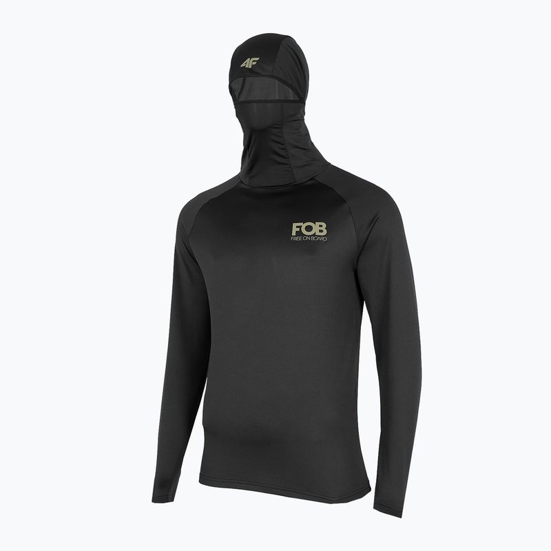Longsleeve termoaktywny męski 4F BIMD034 deep black 3