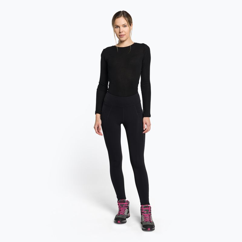 Spodnie trekkingowe damskie 4F SPDTR060 deep black 2