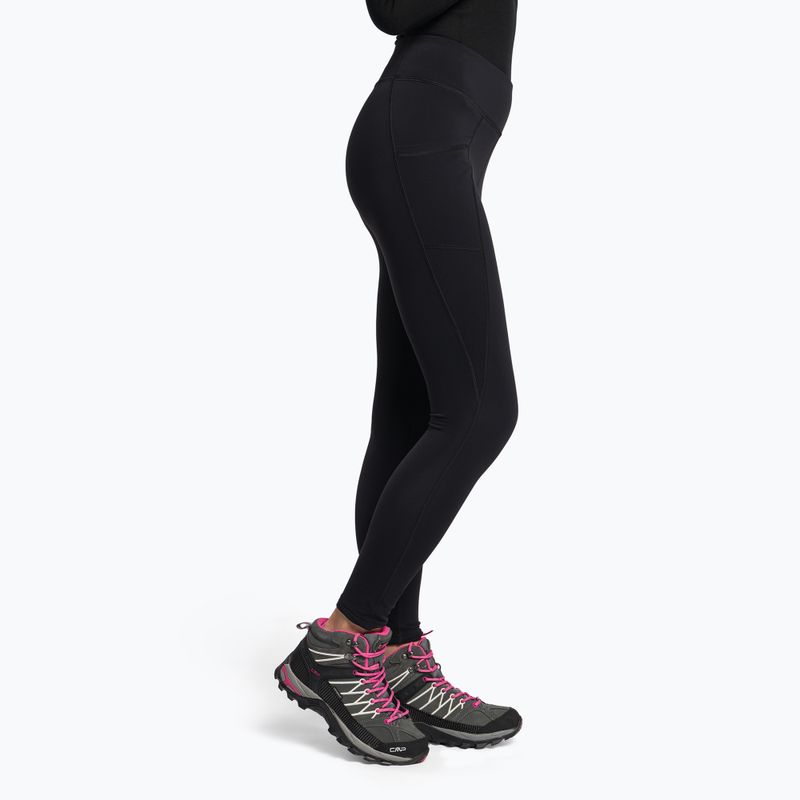 Spodnie trekkingowe damskie 4F SPDTR060 deep black 3