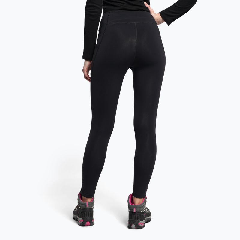 Spodnie trekkingowe damskie 4F SPDTR060 deep black 4