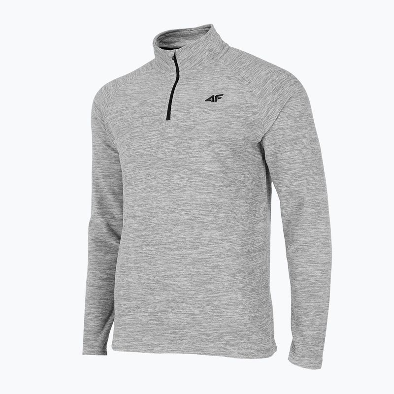 Bluza męska 4F BIMP010 cold light grey melange 7