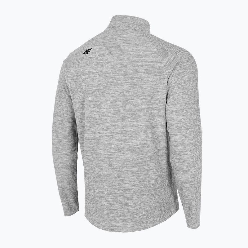 Bluza męska 4F BIMP010 cold light grey melange 8
