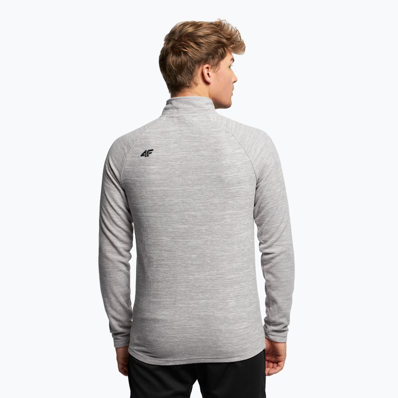 Bluza męska 4F BIMP010 cold light grey melange 4