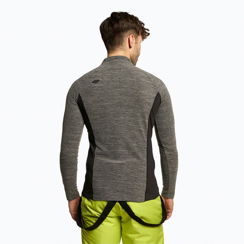 Bluza męska 4F BIMP011 middle grey melange 3
