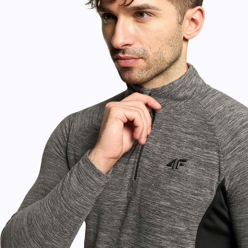 Bluza męska 4F BIMP011 middle grey melange 4