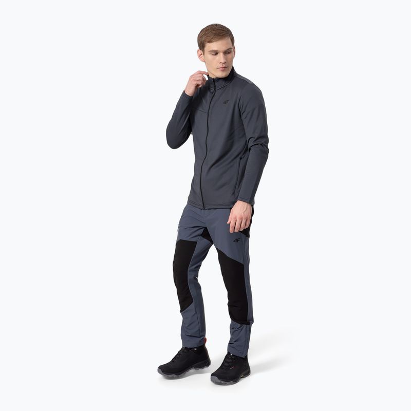 Bluza trekkingowa męska 4F PLM013 anthracite 2