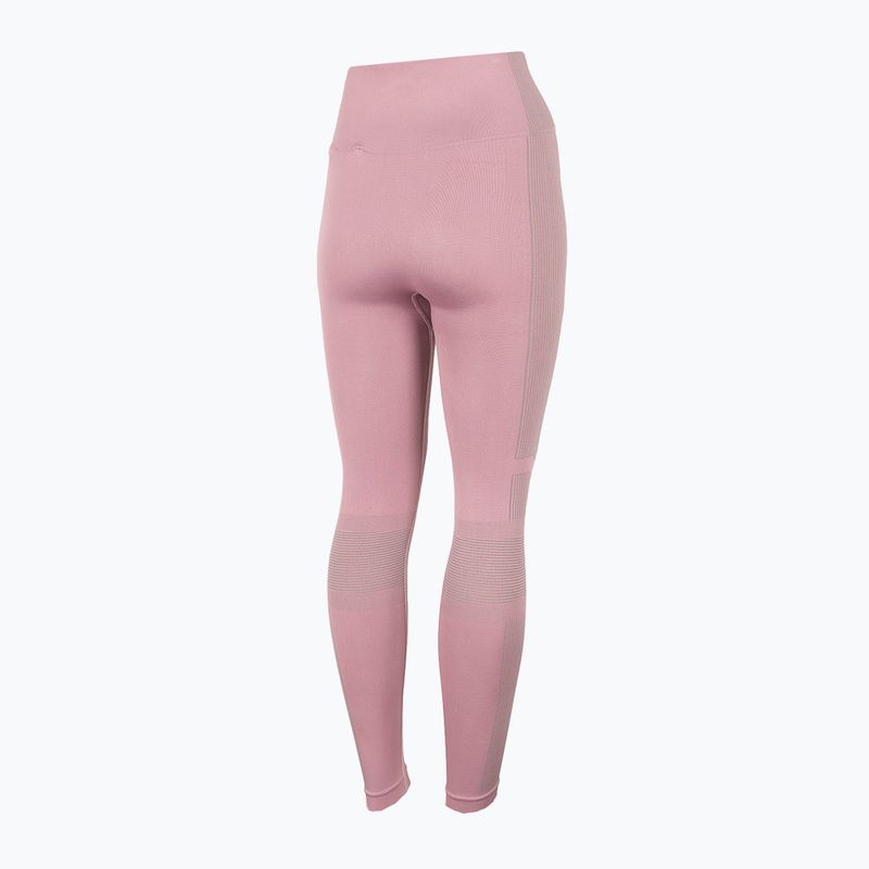 Spodnie termoaktywne damskie 4F BIDB030D dark pink 3