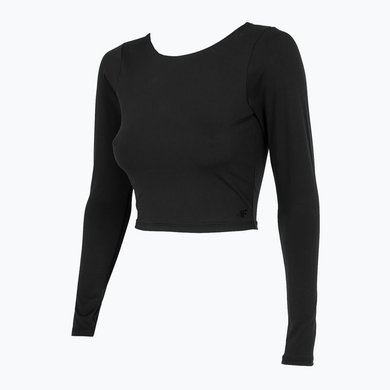 Top do jogi damski 4F TSDL019 LS deep black 3