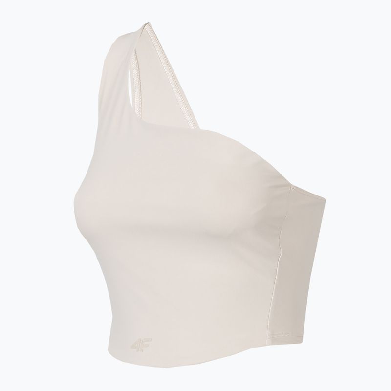 Top do jogi damski 4F TSD033 beige 3