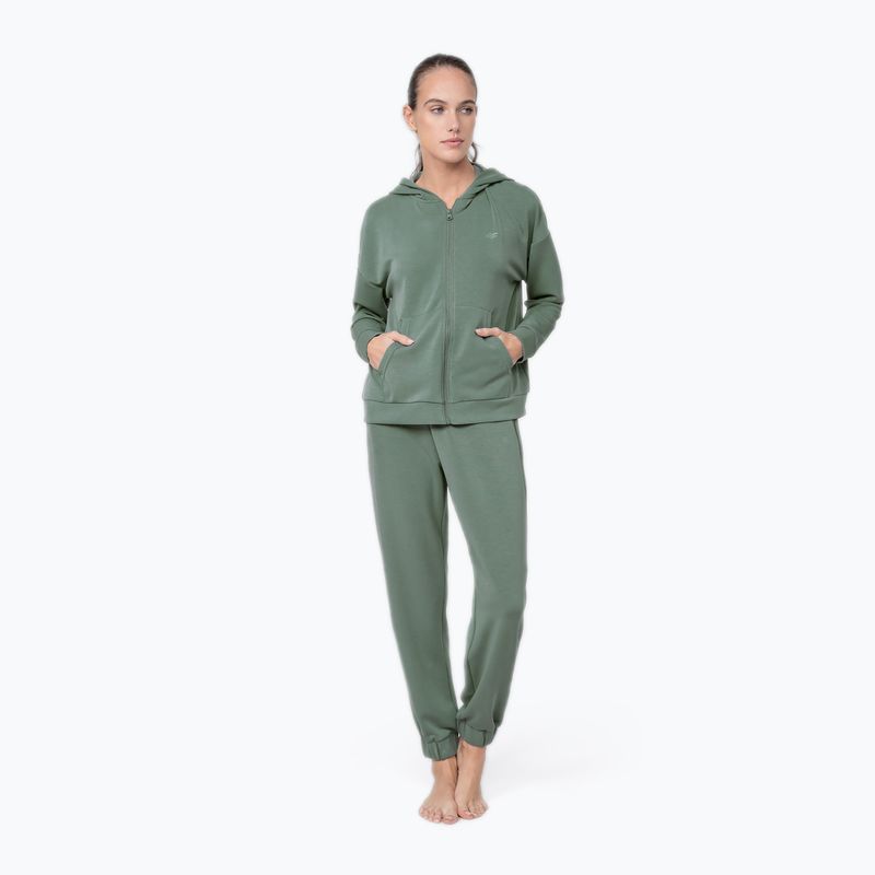 Spodnie damskie 4F SPDD022 teal 2