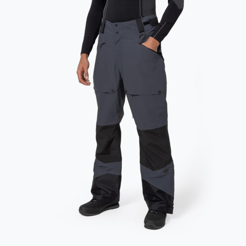 Spodnie snowboardowe męskie 4F SPMS001 anthracite 4