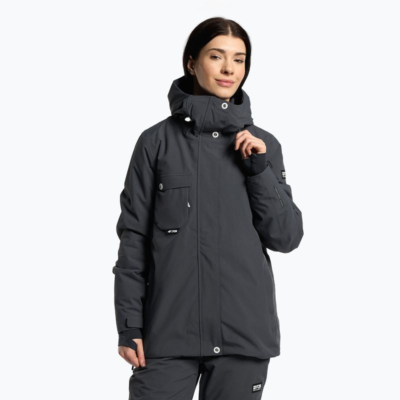 Kurtka snowboardowa damska 4F KUDS001 dark/grey