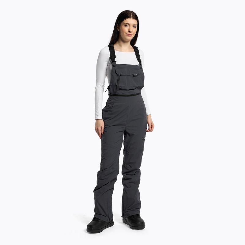 Spodnie snowboardowe damskie 4F SPDS002 dark/grey