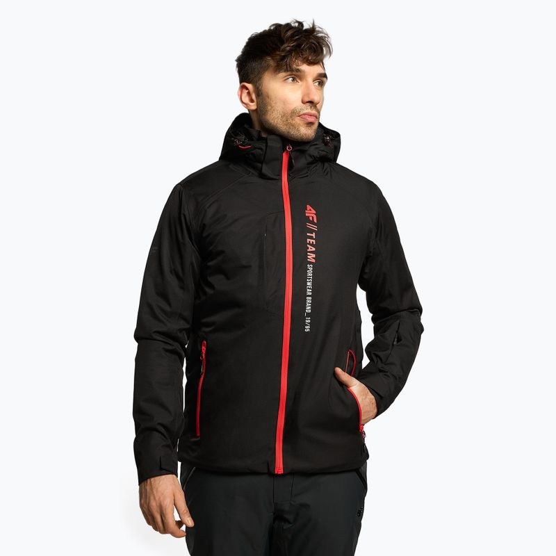 Kurtka narciarska męska 4F KUMN003 deep black