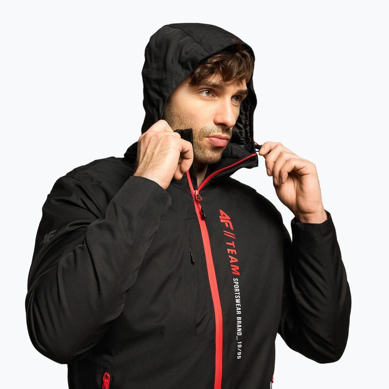 Kurtka narciarska męska 4F KUMN003 deep black 4