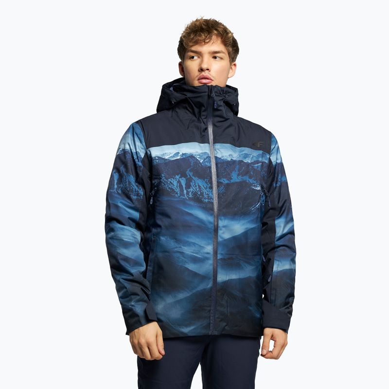 Kurtka narciarska męska 4F KUMN006 multicolour 1 allover
