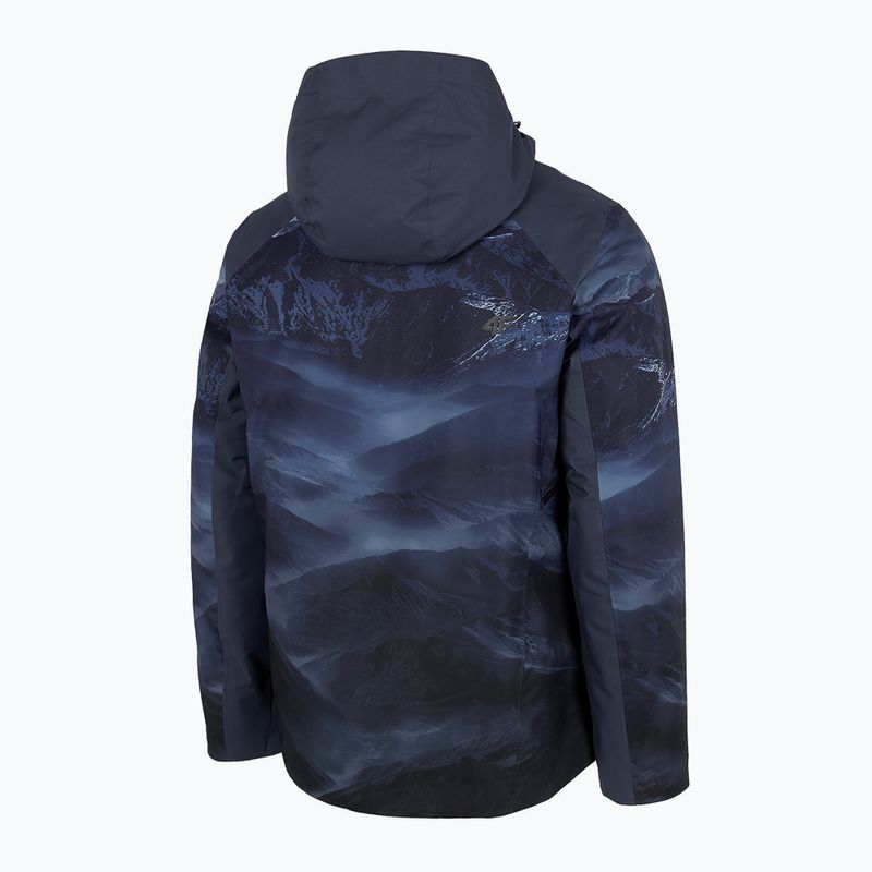 Kurtka narciarska męska 4F KUMN006 multicolour 1 allover 12
