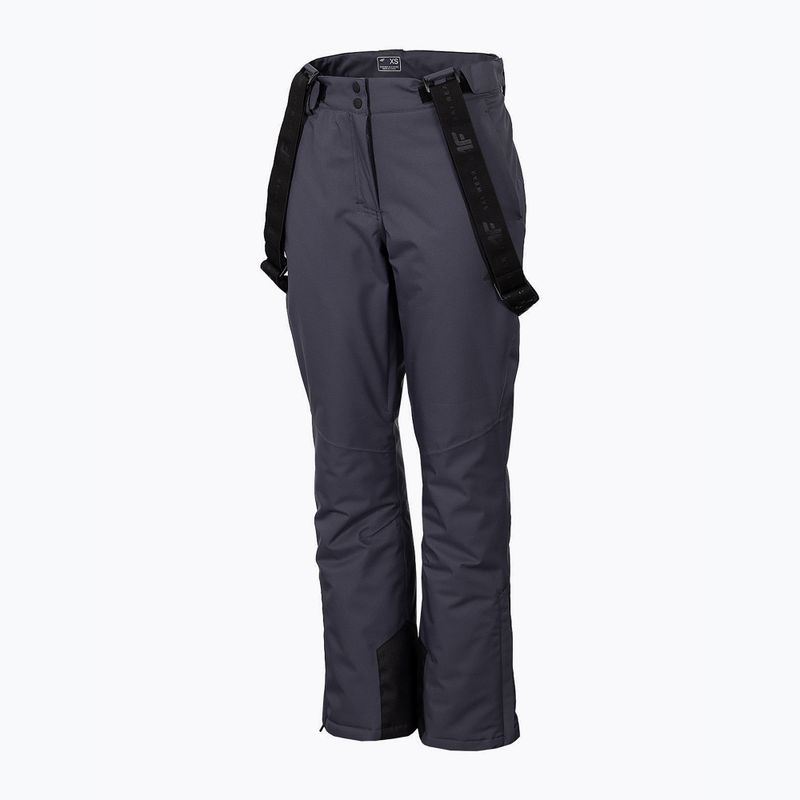 Spodnie narciarskie damskie 4F SPDN002 dark/grey 6