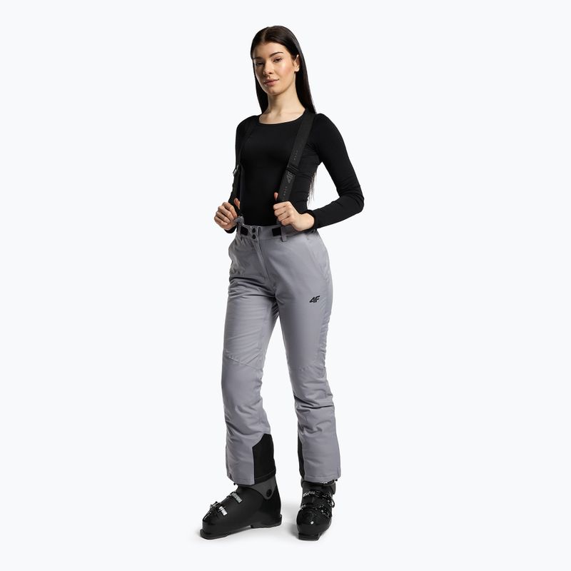 Spodnie narciarskie damskie 4F SPDN002 grey
