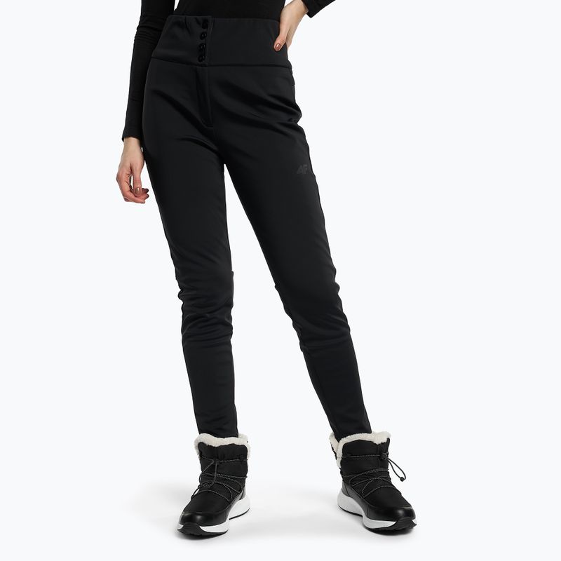 Spodnie narciarskie damskie 4F SPDN003 deep black