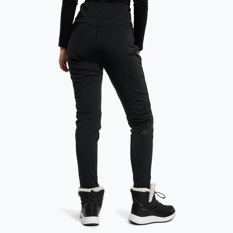 Spodnie narciarskie damskie 4F SPDN003 deep black 3