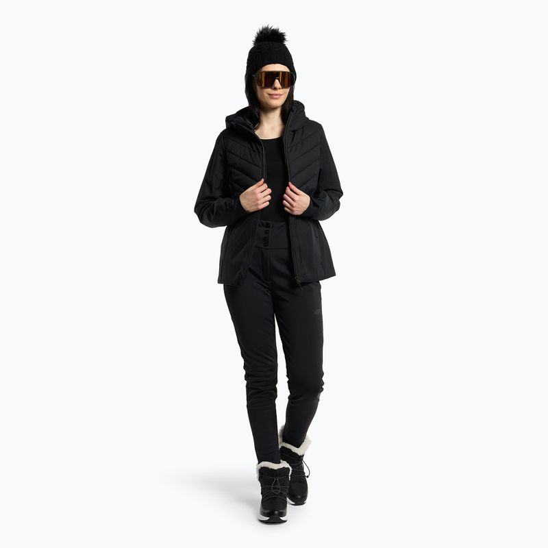 Kurtka narciarska damska 4F KUDN003 deep black 2