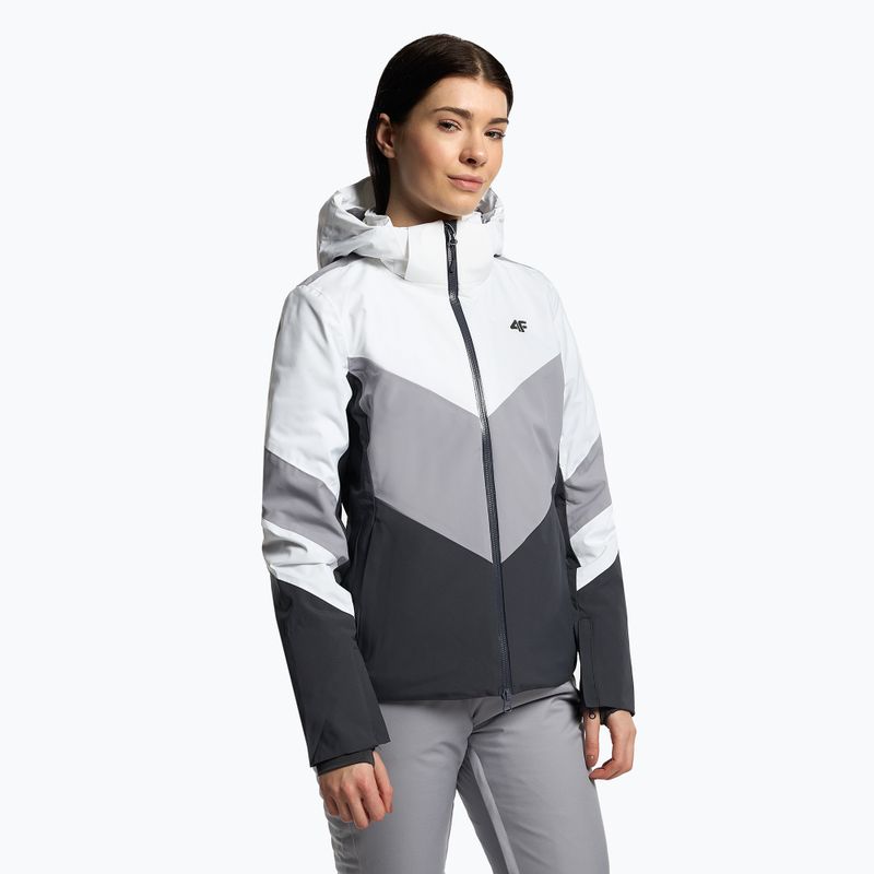 Kurtka narciarska damska 4F KUDN008 dark/grey