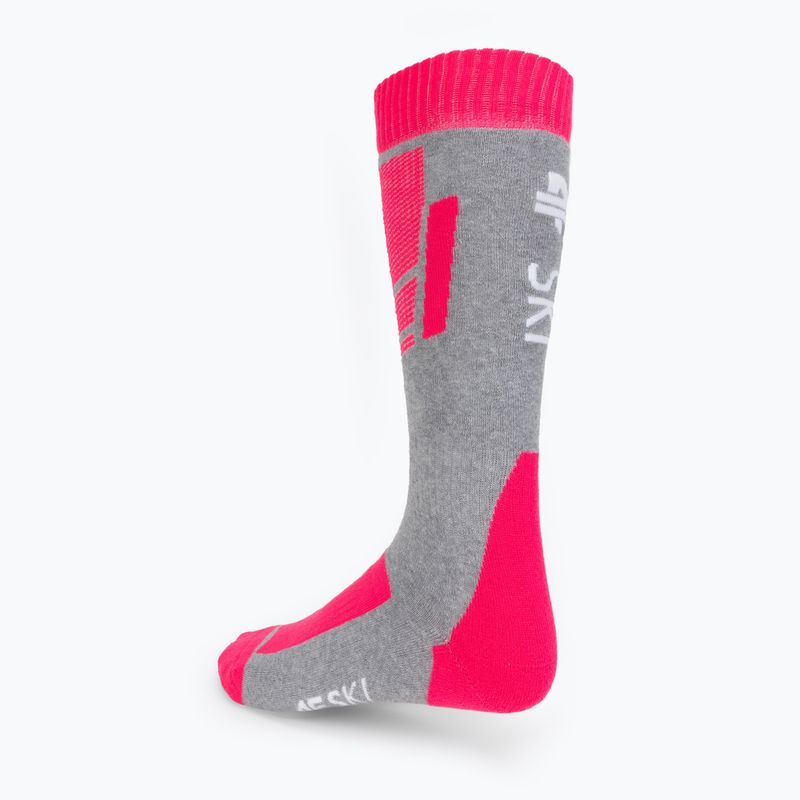 Skarpety narciarskie dziecięce 4F F028 grey/melange 3