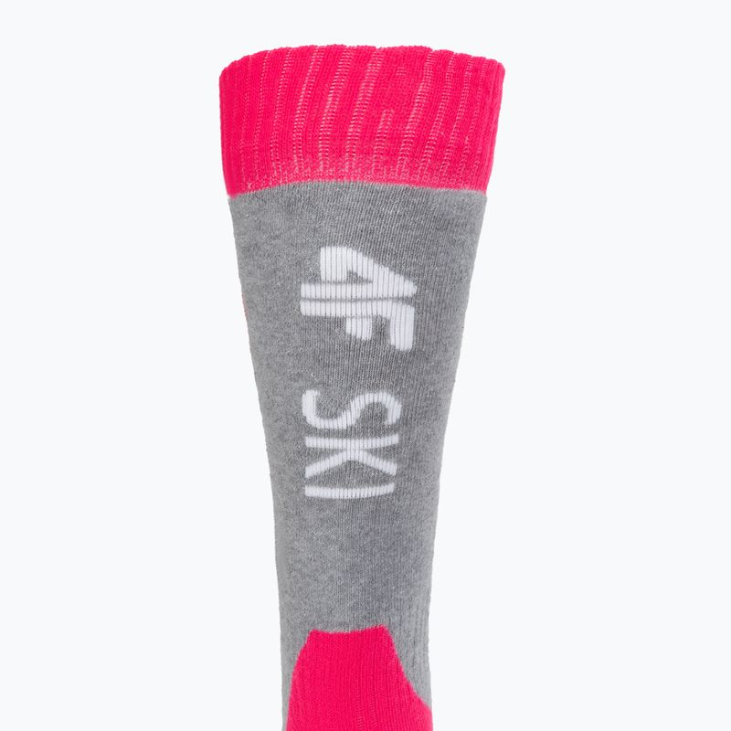 Skarpety narciarskie dziecięce 4F F028 grey/melange 4