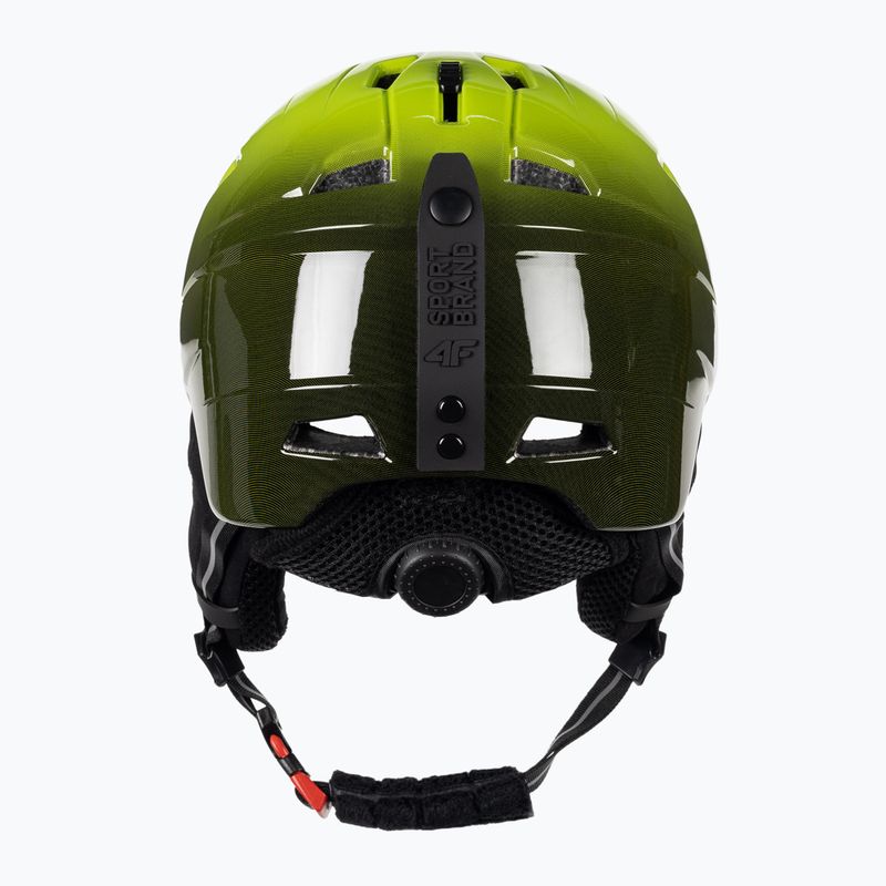 Kask narciarski dziecięcy 4F M016 canary green 3