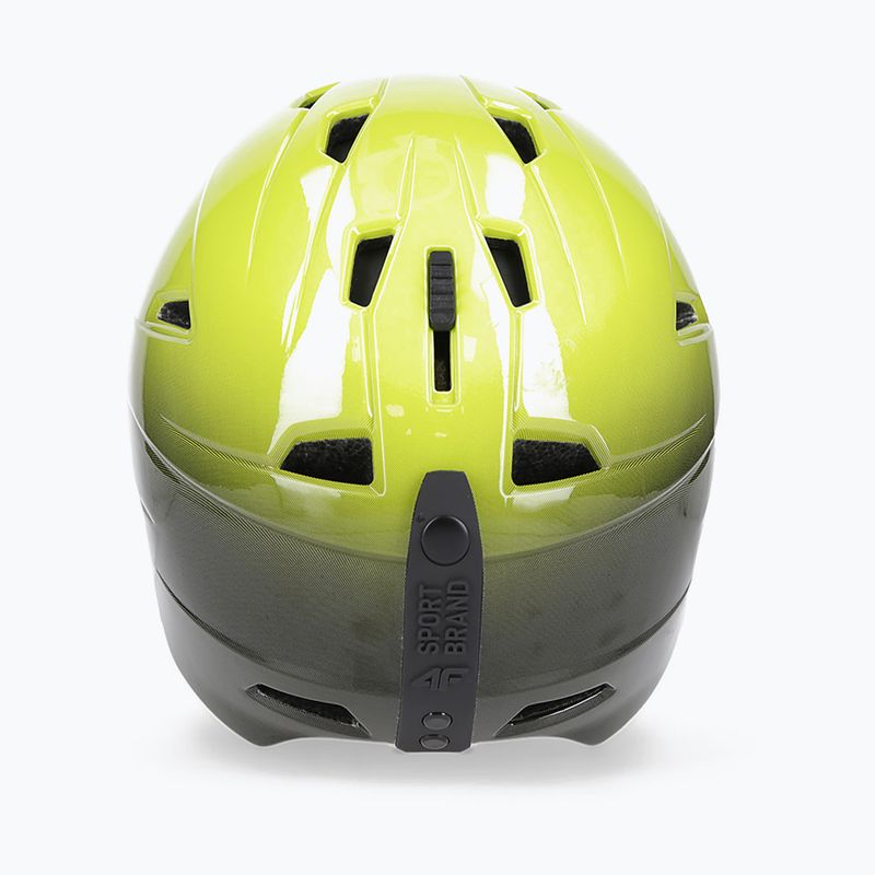 Kask narciarski dziecięcy 4F M016 canary green 13