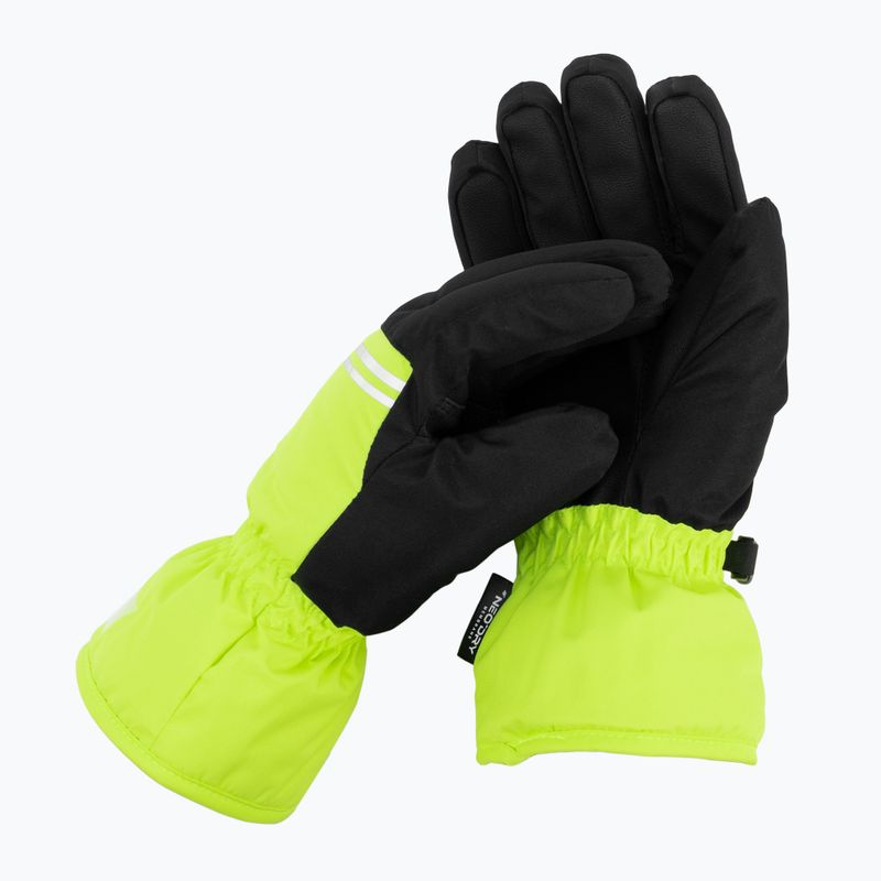 Rękawice narciarskie dziecięce 4F M038 canary green