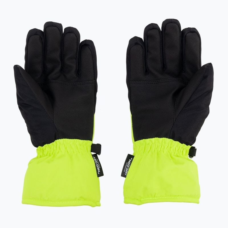 Rękawice narciarskie dziecięce 4F M038 canary green 2