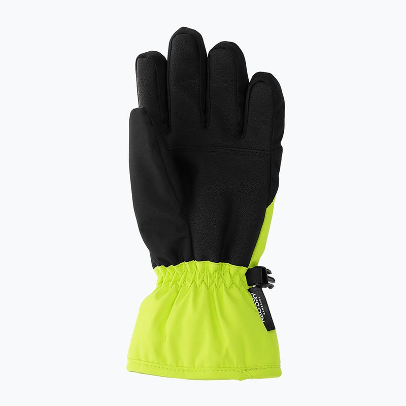 Rękawice narciarskie dziecięce 4F M038 canary green 7