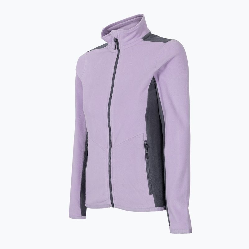 Bluza trekkingowa damska 4F PLD014 light violet 2