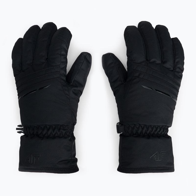 Rękawice narciarskie damskie 4F RED002 deep black 3